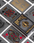 Bicycle Black and Gold Metalluxe - detalhe das cartas