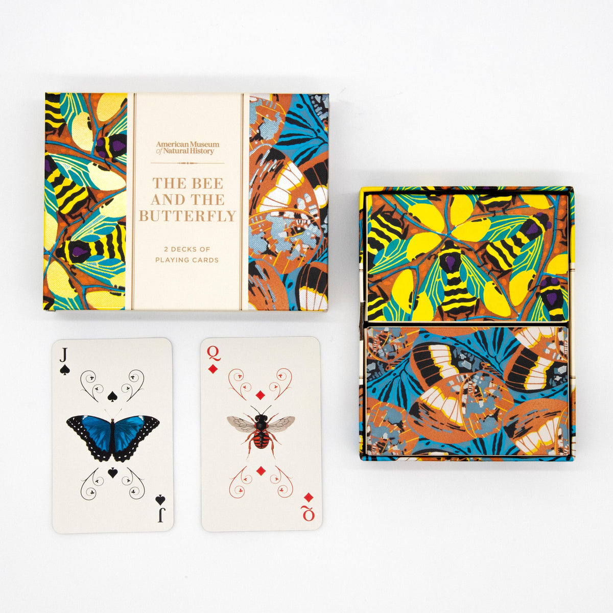 The Bee and the Butterfly Playing Cards - cartas abelha