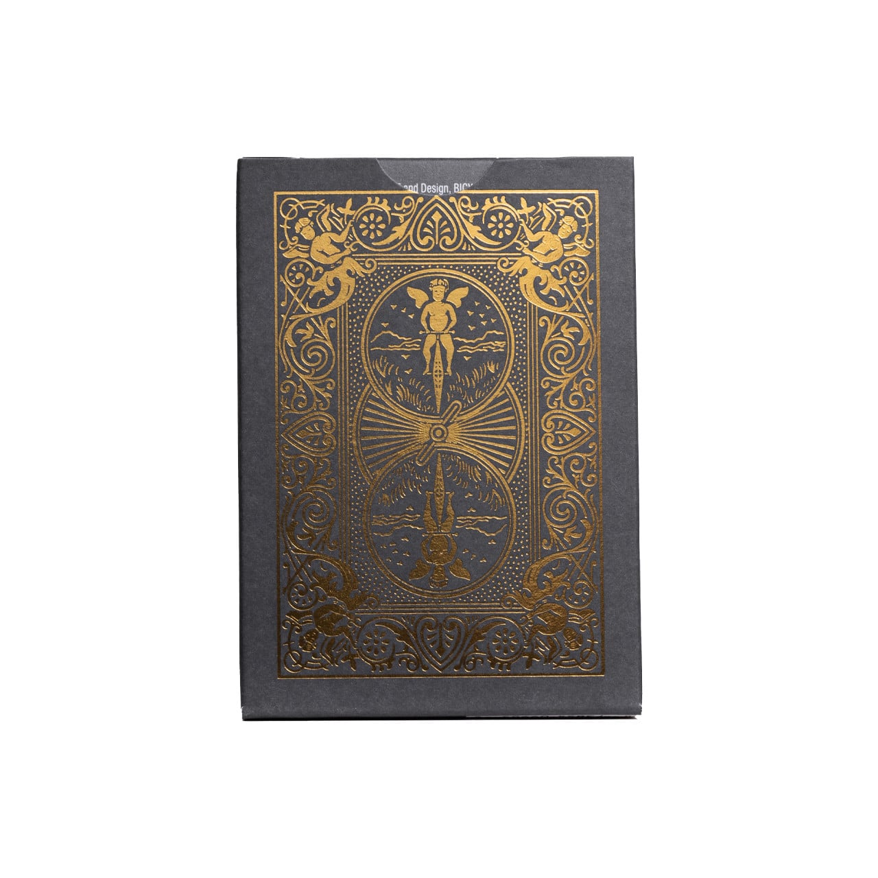 Bicycle Black and Gold Metalluxe - dorso das cartas